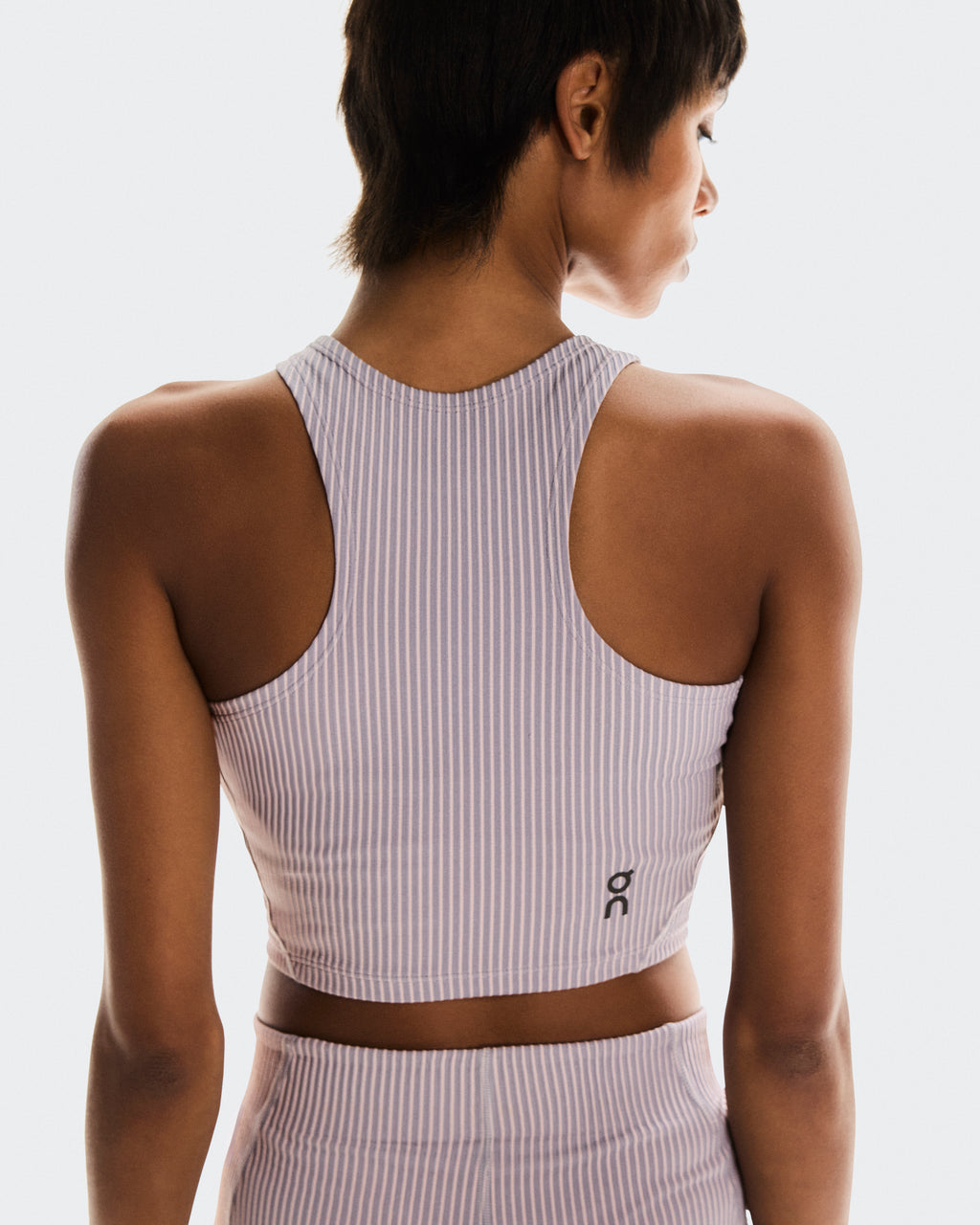 All-Day Ribbed Crop W Orchid | Lilac