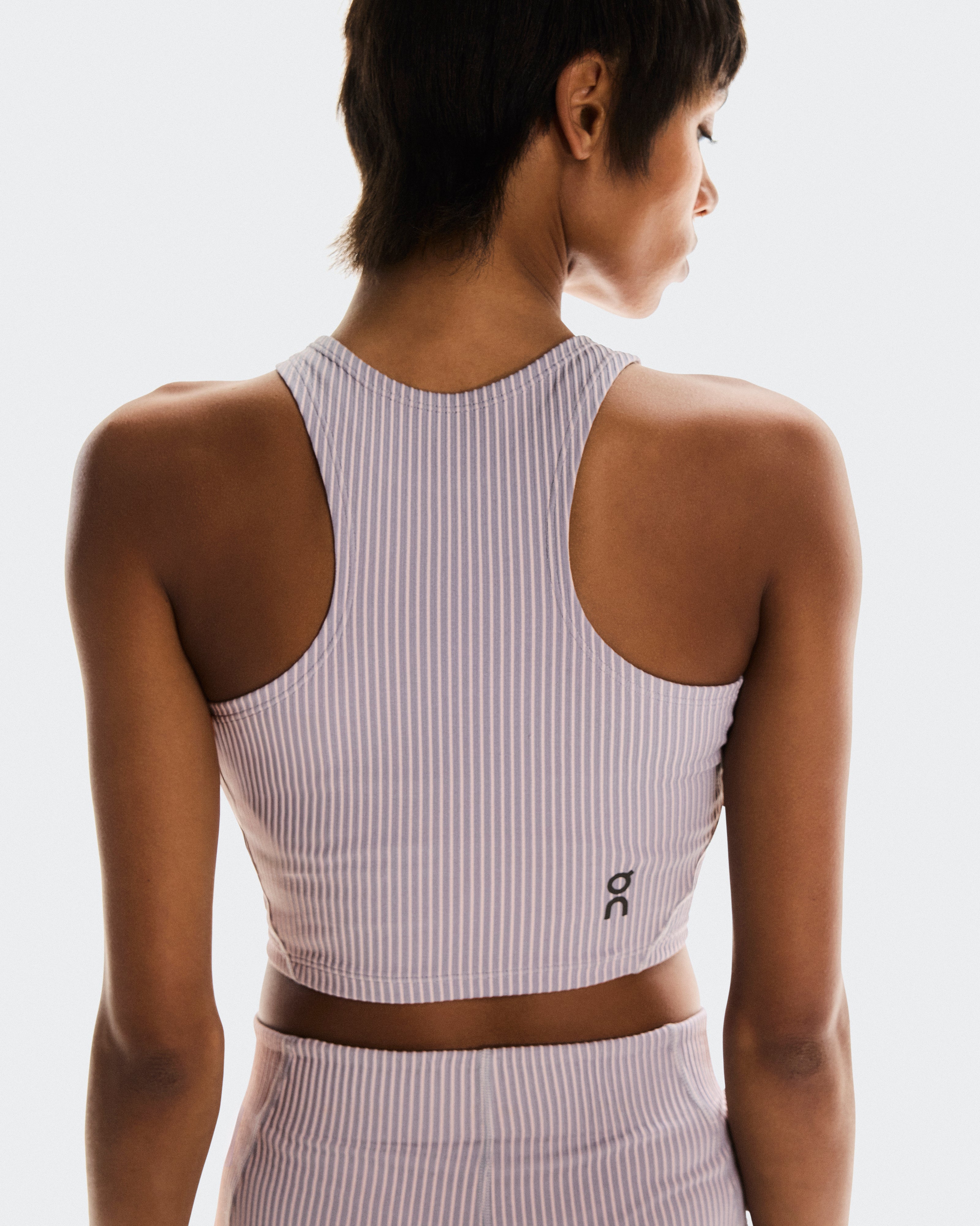 All-Day Ribbed Crop W Orchid | Lilac