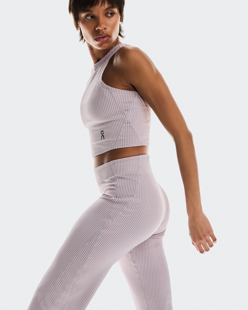 All-Day Ribbed Pants W Orchid | Lilac