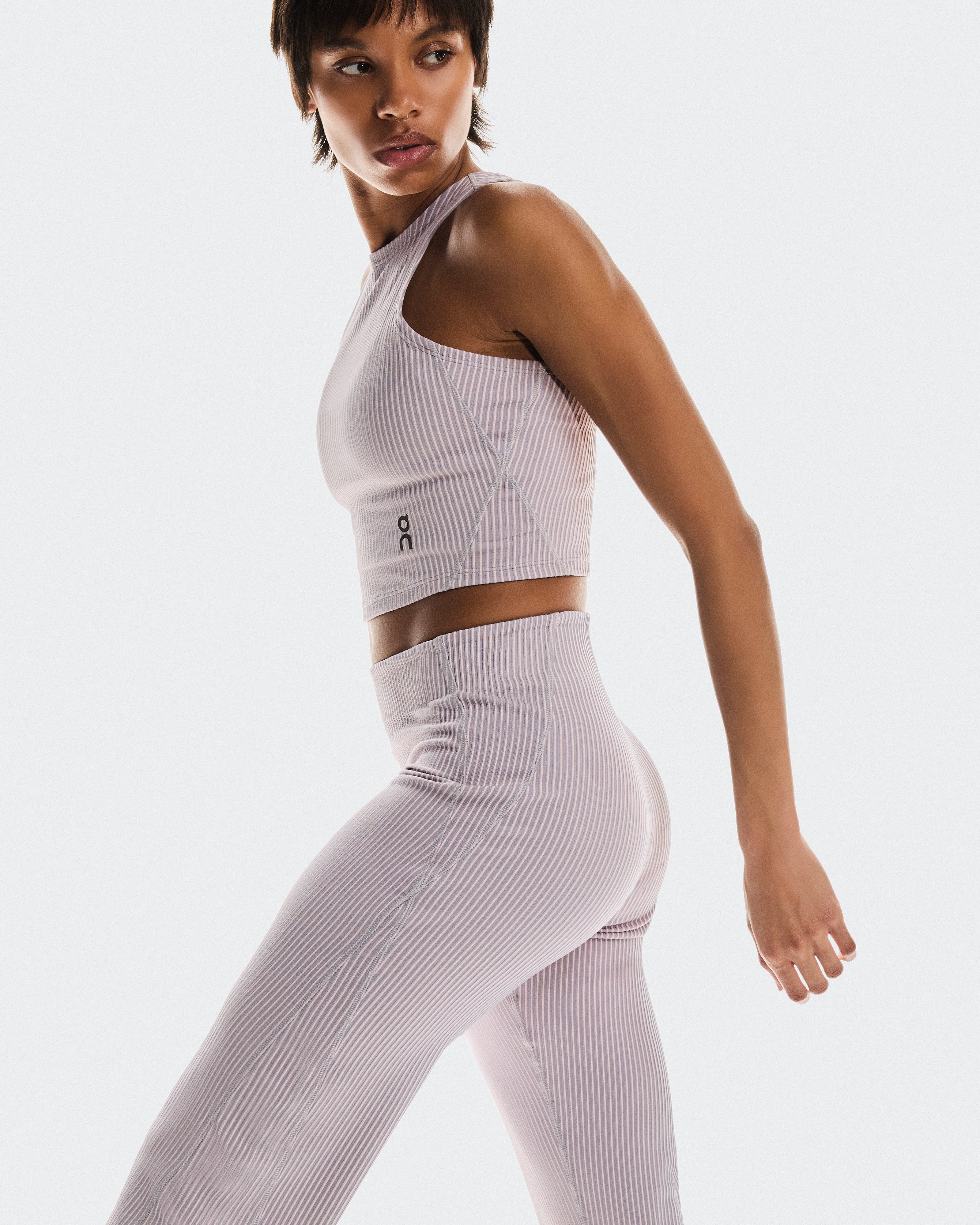 All-Day Ribbed Pants W Orchid | Lilac