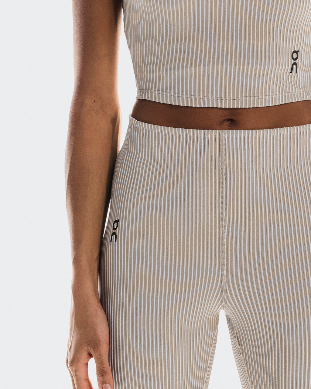 All-Day Ribbed Pants W Desert | White