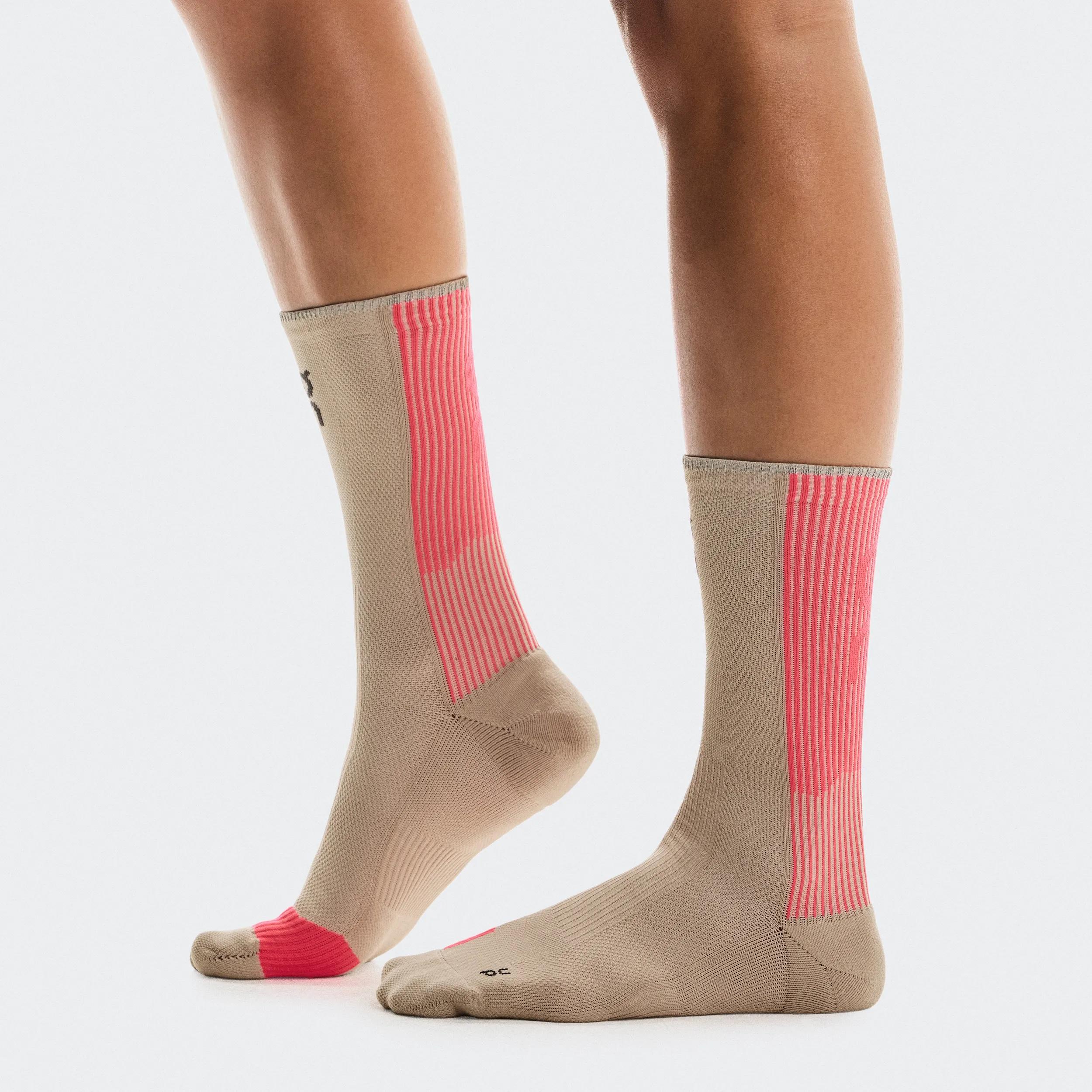 Performance Run Sock High U Desert | Pink