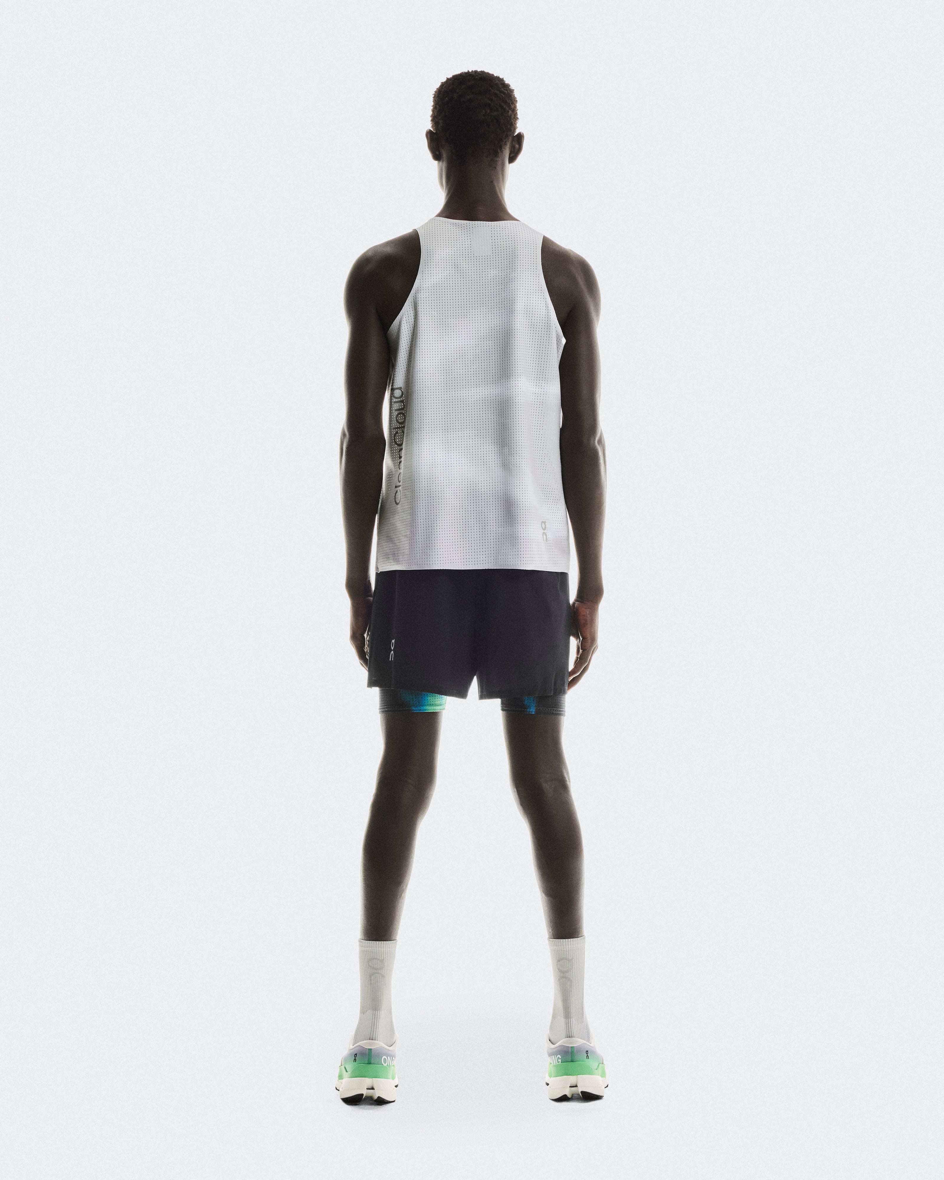 Pace Tank M Glacier | White