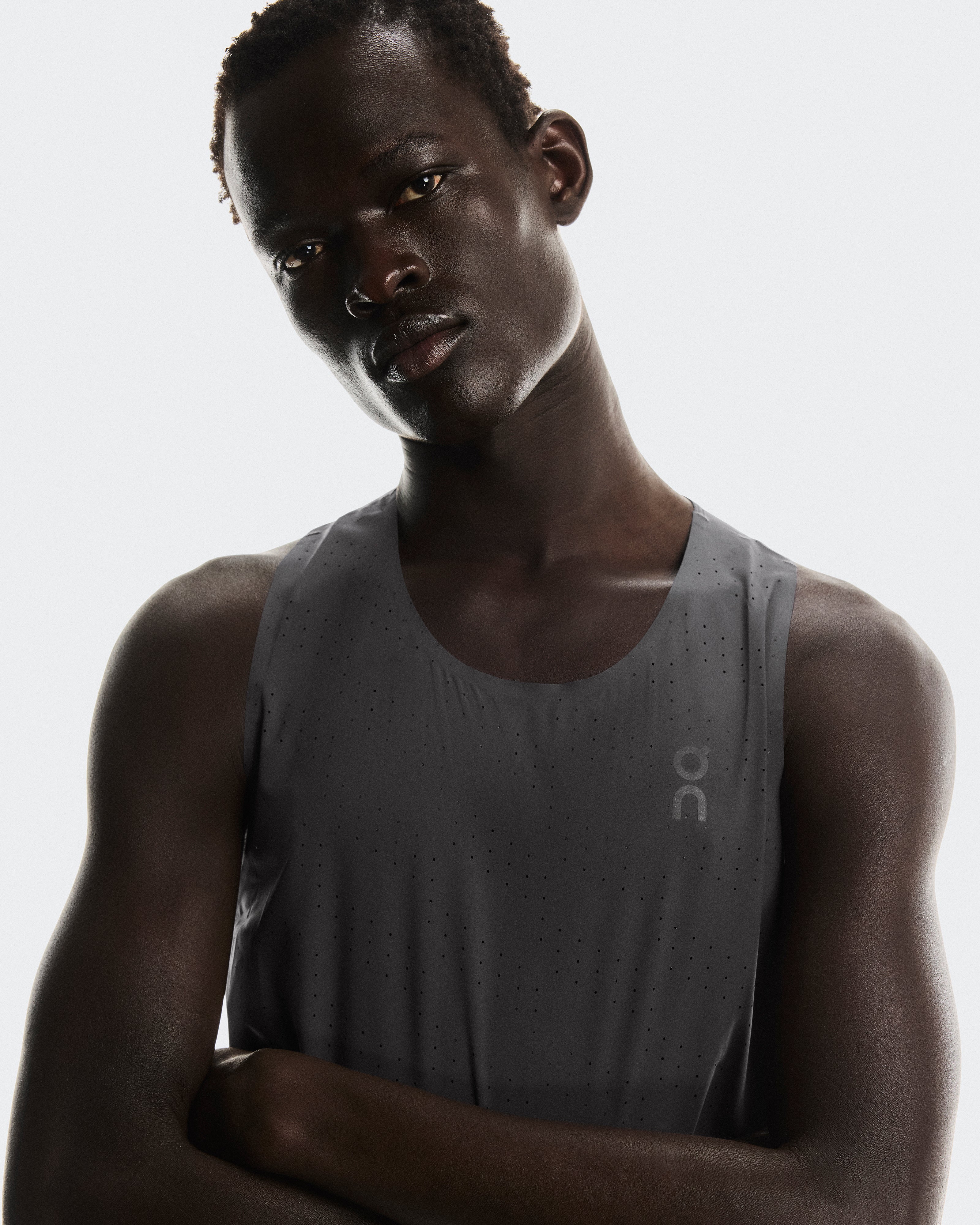 Race Singlet M Iron