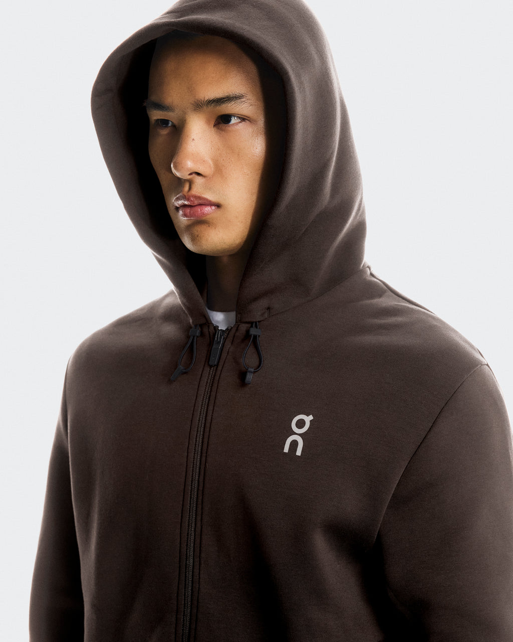 Focus Tech Zip Hoodie M Pebble