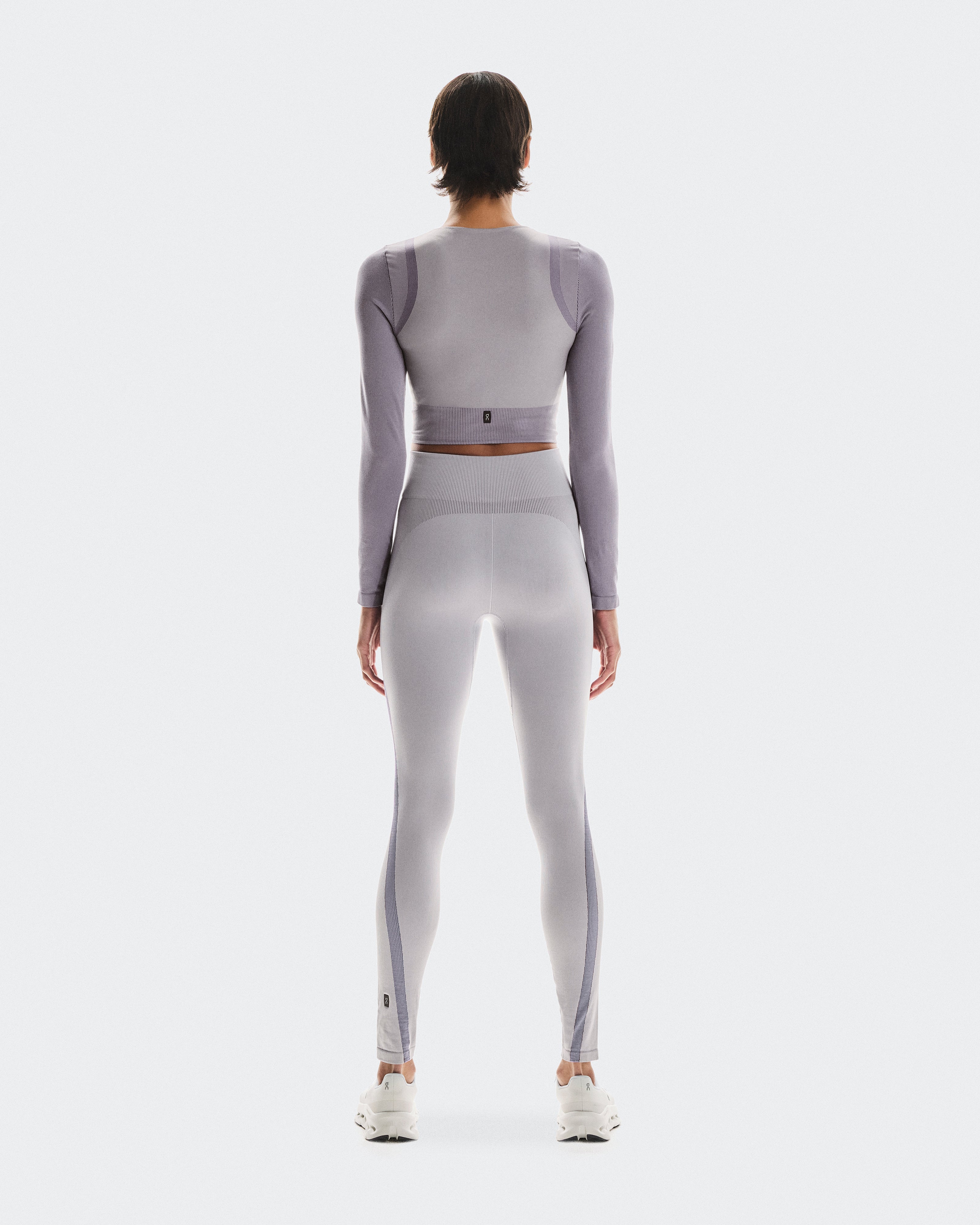 Studio Knit Long-T Crop W Lilac | Cosmos
