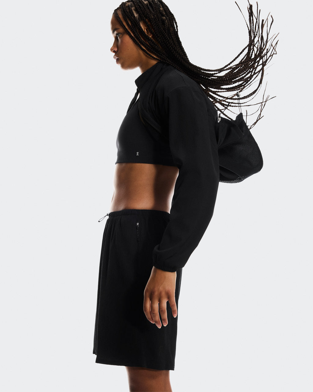 Track Shorts 1 W Black