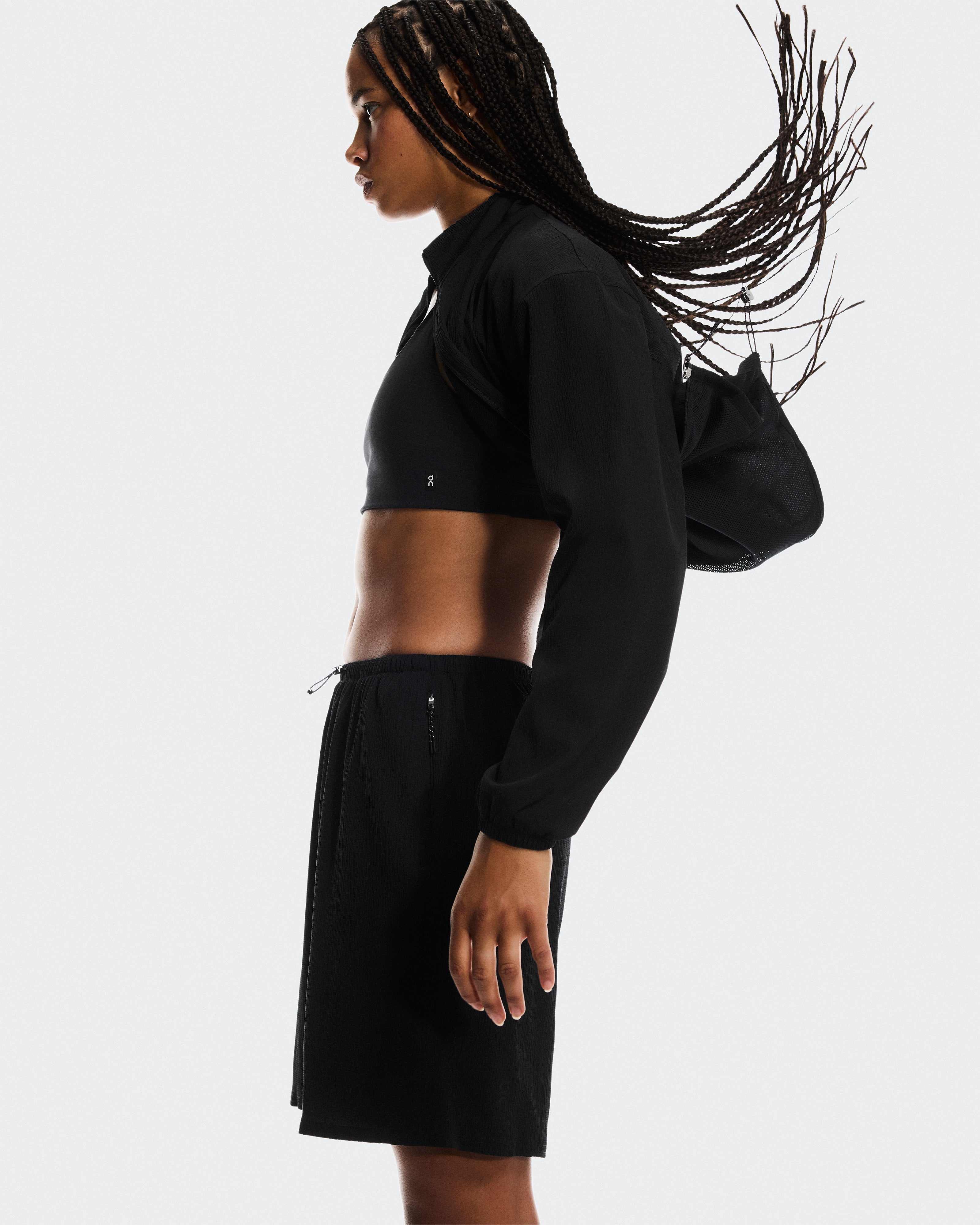 Track Shorts 1 W Black